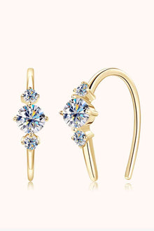  Moissanite 925 Sterling Silver Earrings