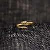 Snake Shape 18K Gold-Plated Bypass Ring