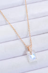 925 Sterling Silver Natural Moonstone Pendant Necklace