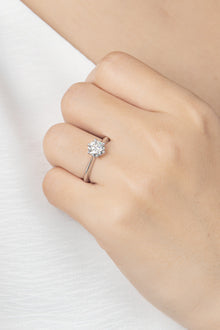  Wonderful Life 1 Carat Moissanite Platinum-Plated Ring