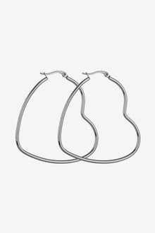  Heart Stainless Steel Earrings