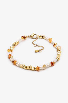  Freshwater Pearl Zinc Alloy Bracelet