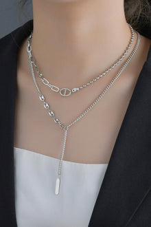  Stainless Steel Two-Piece Necklace Set