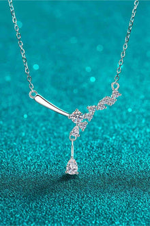  1 Carat Moissanite 925 Sterling Silver Necklace