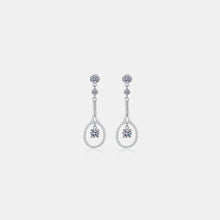  1 Carat Moissanite 925 Sterling Silver Drop Earrings