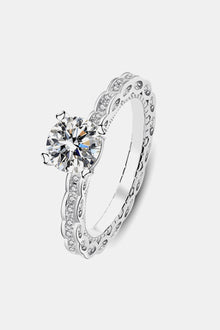  1 Carat Moissanite 925 Sterling Silver Ring