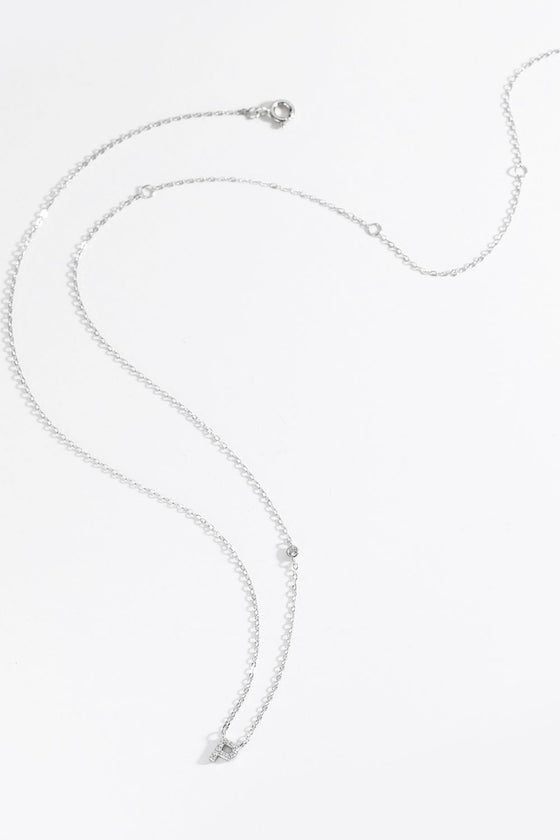 L To P Zircon 925 Sterling Silver Necklace