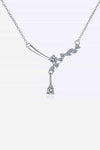 1 Carat Moissanite 925 Sterling Silver Necklace