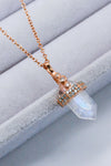 925 Sterling Silver Moonstone Pendant Necklace