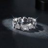 Moissanite 925 Sterling Silver Heart Shape Ring