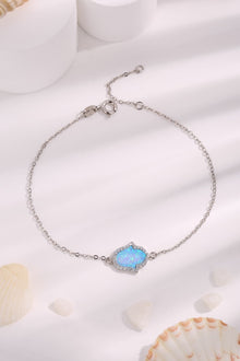  Opal 925 Sterling Silver Bracelet