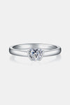 Moissanite 925 Sterling Silver Solitaire Ring