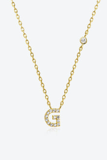  G To K Zircon 925 Sterling Silver Necklace