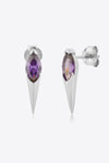 Zircon Decor 925 Sterling Silver Earrings