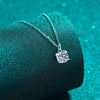 1 Carat Moissanite 925 Sterling Silver Necklace