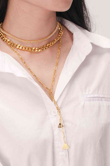  Layered 18K Gold-Plated Necklace