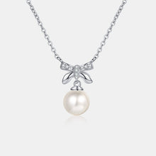  Natural Pearl Pendant Moissanite 925 Sterling Silver Necklace