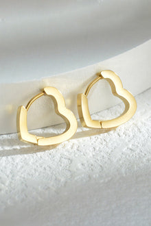  Heart Stainless Steel Earrings