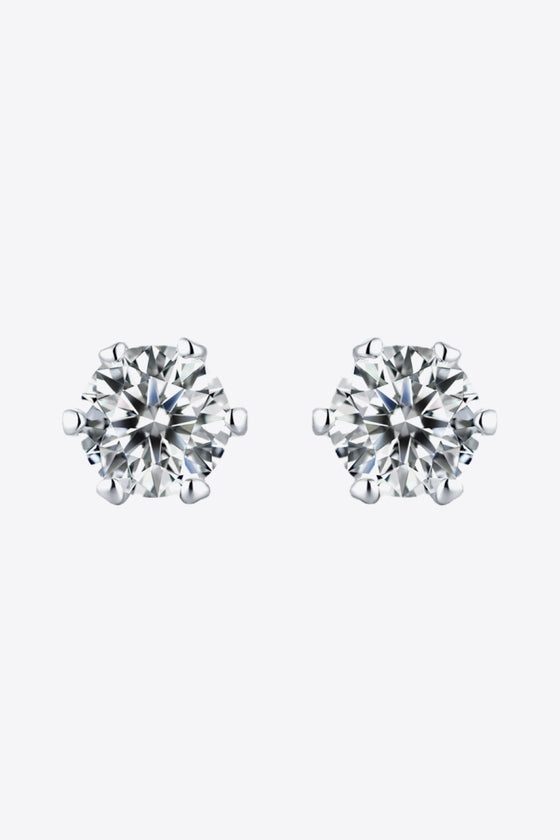 Good Days Ahead Moissanite Stud Earrings