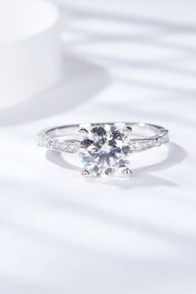  1.5 Carat Moissanite Side Stone Ring