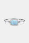 925 Sterling Silver Opal Ring