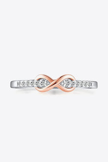  Contrast Zircon 925 Sterling Silver Ring