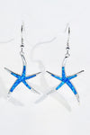 Opal Starfish Drop Earrings