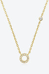 L To P Zircon 925 Sterling Silver Necklace