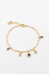 Graceful Stardom Multi-Charm Bracelet