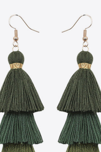 Layered Tassel Earrings