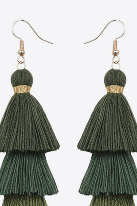 Layered Tassel Earrings