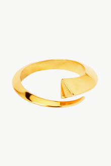  18K Gold-Plated Copper Bypass Ring