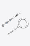 Moissanite Decor 925 Sterling Silver Earrings