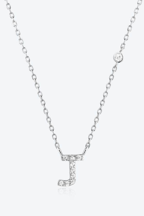 G To K Zircon 925 Sterling Silver Necklace