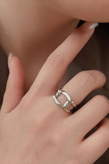  925 Sterling Silver Open Ring