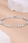 1.8 Carat Moissanite 925 Sterling Silver Bracelet