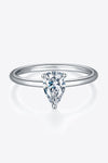 1 Carat Moissanite 925 Sterling Silver Solitaire Ring