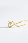 A To F Zircon 925 Sterling Silver Necklace