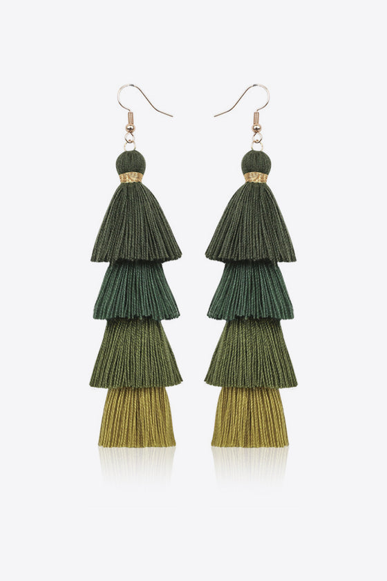 Layered Tassel Earrings