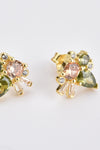 Zircon Decor 925 Sterling Silver Stud Earrings