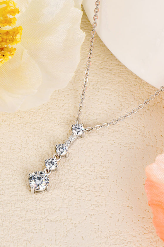 Keep You There Multi-Moissanite Pendant Necklace