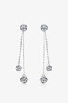 2.6 Carat Moissanite 925 Sterling Silver Earrings