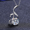 2 Carat Moissanite 925 Sterling Silver Necklace