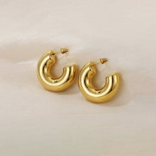  Stainless Steel C-Hoop Earrings