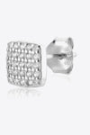 925 Sterling Silver Zircon Stud Earrings