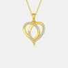 Moissanite 925 Sterling Silver Heart Shape Necklace