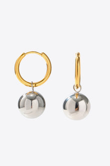  18K Gold-Plated Copper Ball Drop Earrings