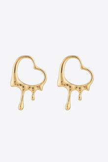  Heart Zinc Alloy Earrings