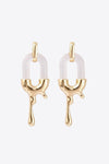 Contrast Zinc Alloy Earrings