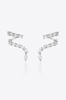  Zircon 925 Sterling Silver Earrings